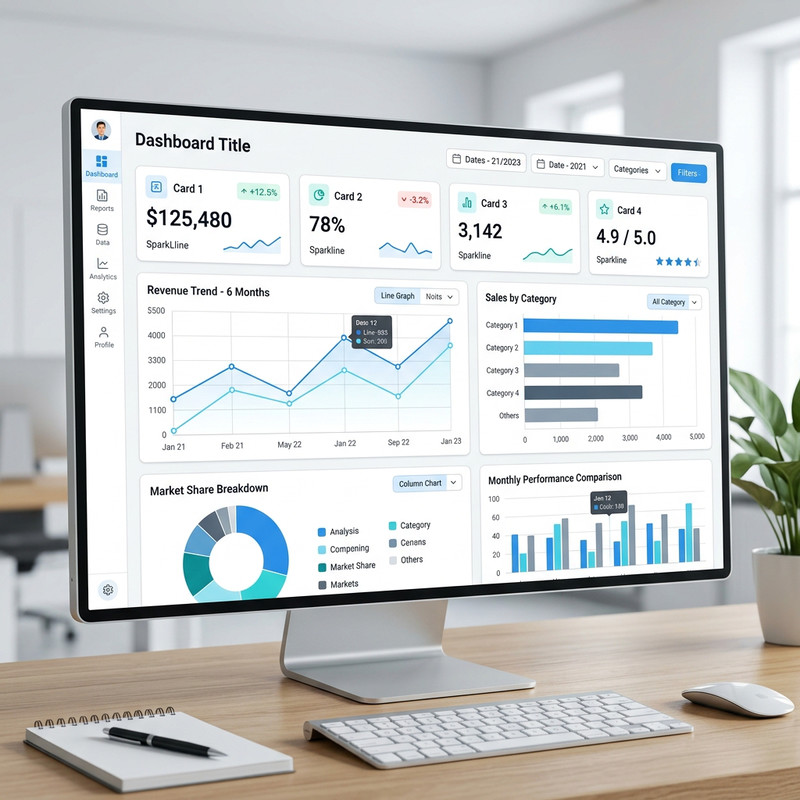 BI Dashboard UI